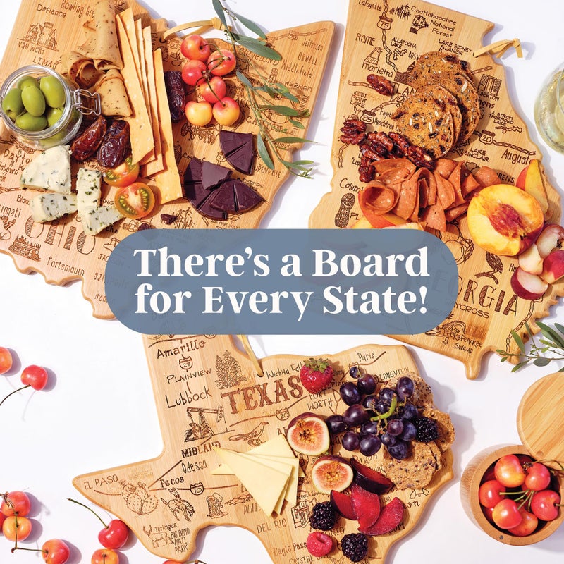 Totally Bamboo Destination Minnesota State Shaped Cutting Board, Charcuterie and Cheese Serving Board â€“ Minnesota Gift for Home DÃ©cor or Everyday Kitchen Use - Image 5